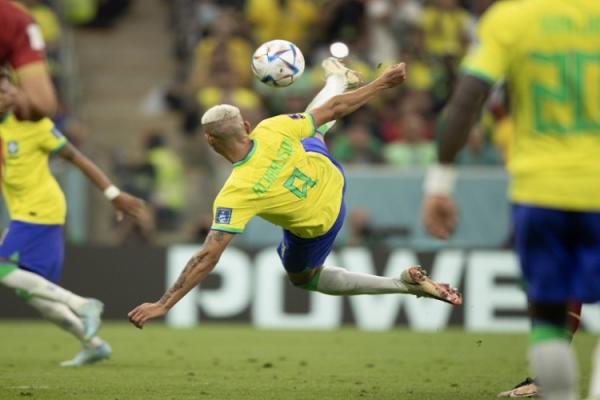 Richarlison e Neymar concorrem a gol mais bonito da Copa; veja concorrentes.(Imagem: Lucas Figueiredo (CBF))