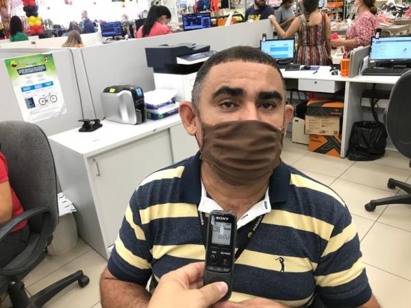 F. Costa, gerente do Armaz&eacute;m Para&iacute;ba.(Imagem:FlorianoNews)