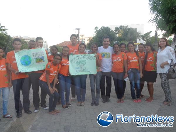 Prefeitura Floriano realiza caminhada em comemora&ccedil;&atilde;o ao Dia do Meio Ambiente.(Imagem:FlorianoNews)
