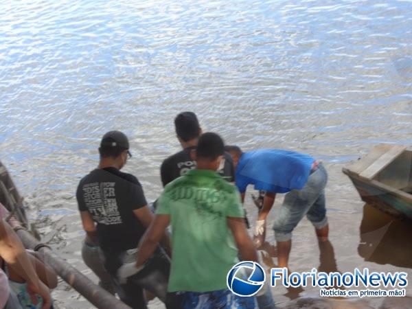 Homem é encontrado morto no rio Parnaíba.(Imagem:FlorianoNews)