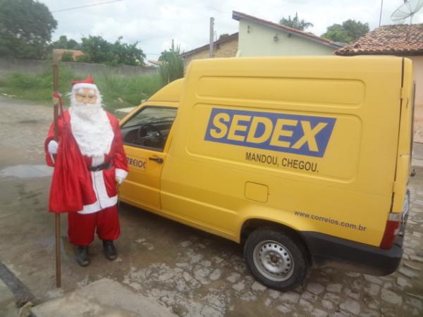 Correios lan&ccedil;am Campanha de Natal em Floriano.(Imagem: FlorianoNews)
