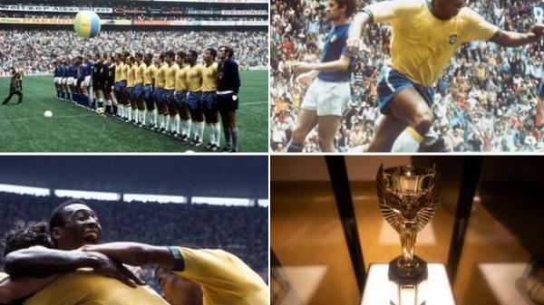 H&aacute; 51 anos, a Sele&ccedil;&atilde;o Brasileira conquistava a Copa do Mundo pela terceira vez. No dia 21 de junho de 1970, a Canarinho entrou em campo para disputar a final no Est&aacute;dio Azteca, na (Imagem:Reprodu&ccedil;&atilde;o)