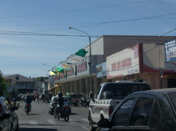 Comercio  preparado pra copa(Imagem:Jos&eacute; Monteiro)
