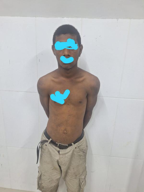 Homem &eacute; preso ap&oacute;s assaltar farm&aacute;cia em Floriano pela terceira vez(Imagem:Divulga&ccedil;&atilde;o/PM)