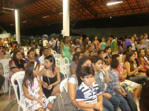 Lan&ccedil;amento do Selo da Escola. (Imagem:FlorianoNews)