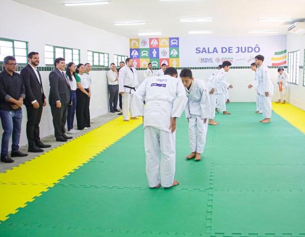 Sala de jud&ocirc;(Imagem:Reprodu&ccedil;&atilde;o)