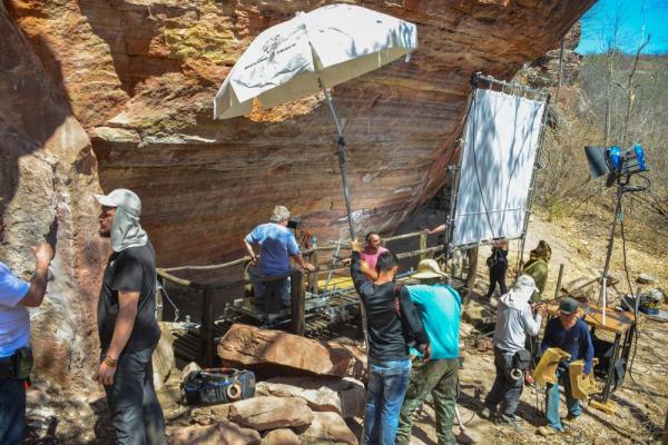 Document&aacute;rio traz imagens das pinturas rupestres da Serra da Capivara, no Piau&iacute;.(Imagem: Divulga&ccedil;&atilde;o)