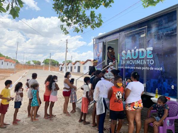 Vacinação de Floriano divulga programação para Campanha contra a Poliomielite e de Multivacinação.(Imagem:Secom)