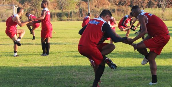 River-PI aposta na uni&atilde;o entre os jogadores para conquistar o acesso &agrave; S&eacute;rie C.(Imagem:Daniel Cunha)