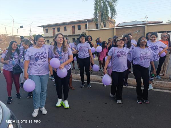 Sesc Floriano participa da Caminhada do Agosto Lil&aacute;s em defesa dos direitos da mulher(Imagem:FlorianoNews)