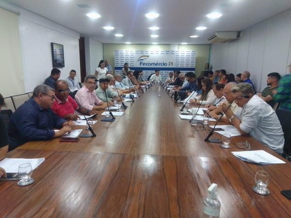 Representantes do SICOMFLOR participam de reunião do Conselho Deliberativo do SESC e SENAC/PI em Teresina(Imagem:Divulgação)