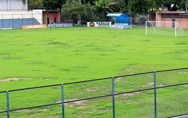 Gramado do Lindolfo Monteiro ficou em p&eacute;ssimo estado ap&oacute;s ataque de praga.(Imagem: Wenner Titto)