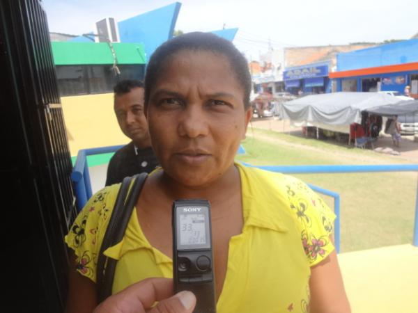 Francisca das Chagas Gon&ccedil;alves Lima, presidente da associa&ccedil;&atilde;o de pequenos produtores da comunidade Vereda Grande.(Imagem:FlorianoNews)