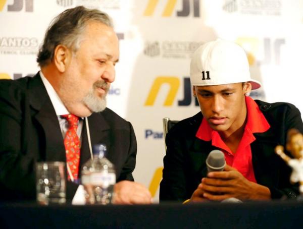 Presidente do Santos: 'Pretendemos ter Neymar no Centenário'