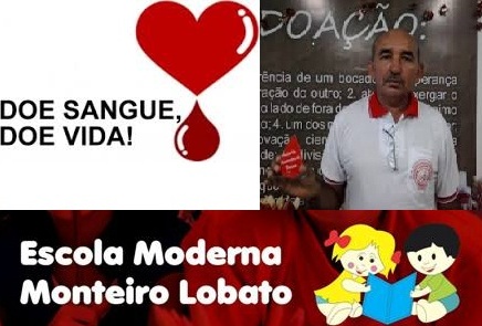 Loja Maçônica Acácia do Parnaíba e Escola Monteiro Lobato realizam campanha de doação de sangue