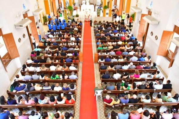 Missa em a&ccedil;&atilde;o de gra&ccedil;as(Imagem:Secom)