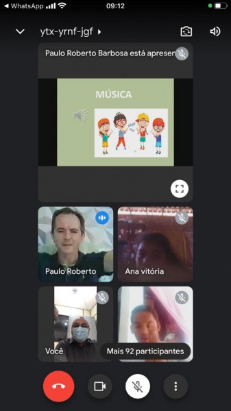 Educação realiza encontro online com alunos e psicólogos
