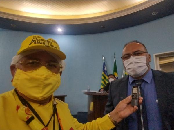 Presidente da C&atilde;mara Municipal, Joab Curvina(Imagem:FlorianoNews)
