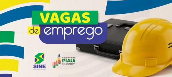 Confira as vagas de emprego para Teresina e interior do Piauí divulgadas pelo Sine.(Imagem:Divulgação)