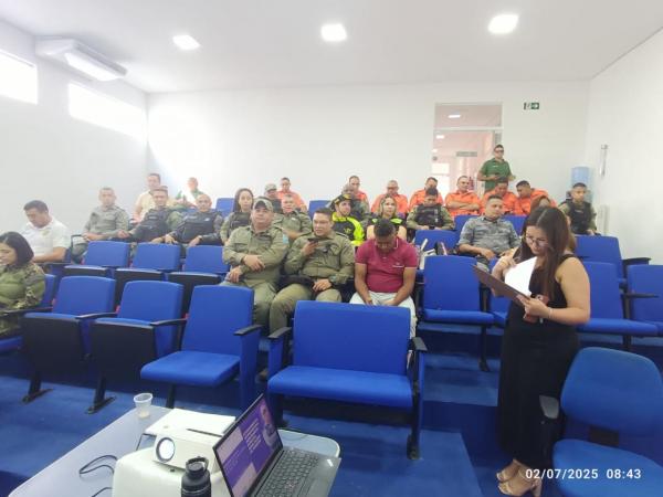 Profissionais da Segurança Pública participam de capacitação sobre atendimento humanizado em casos de violência de gênero(Imagem:Divulgação)