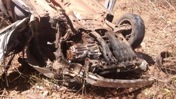 Acidente grave na BR-135 deixa dois mortos.(Imagem:PRF)