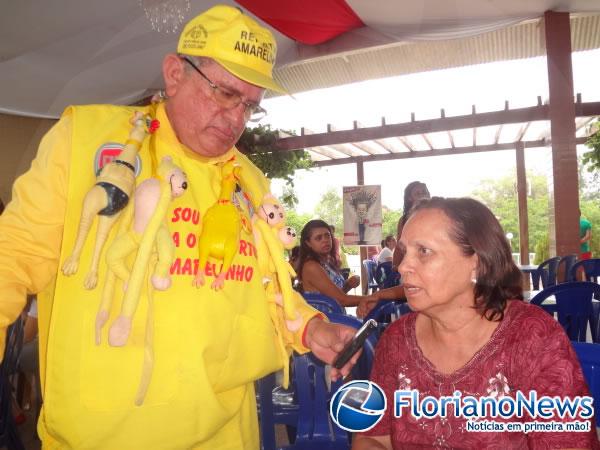 L&eacute;a Almeida, presidente do SINTE/Regional de Floriano.(Imagem:FlorianoNews)