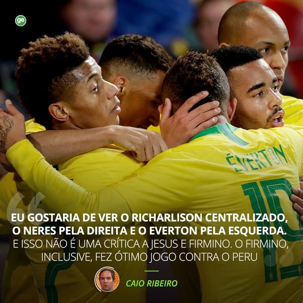 Aspas Caio RibeiroTite Copa Am&eacute;rica.(Imagem:GloboEsporte.com)