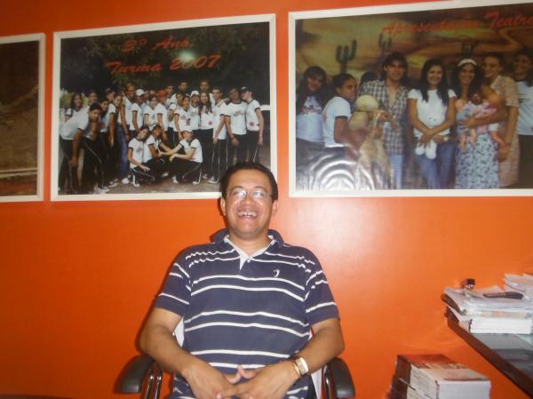 Prof. Marcos Aur&eacute;lio(Imagem:FlorianoNews)