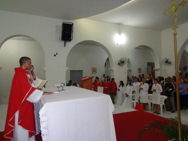 Paróquia de Santo Antônio, em Barão de Grajaú, celebra o Domingo de Ramos