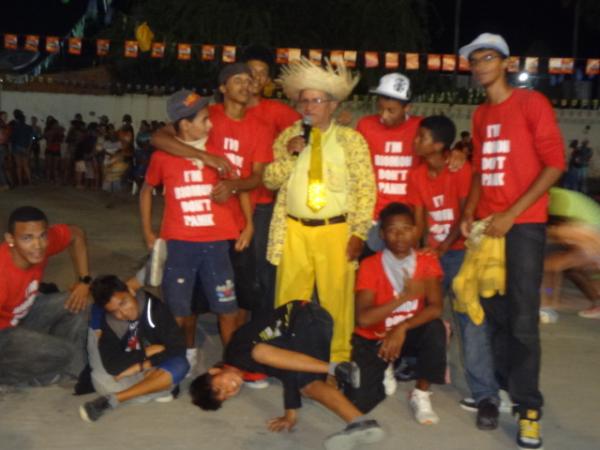 Rep&oacute;rter Amarelinho realizou Festival da Melancia em Floriano.(Imagem:FlorianoNews)