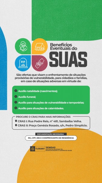 Assistência Social realiza cadastro para Benefícios Eventuais