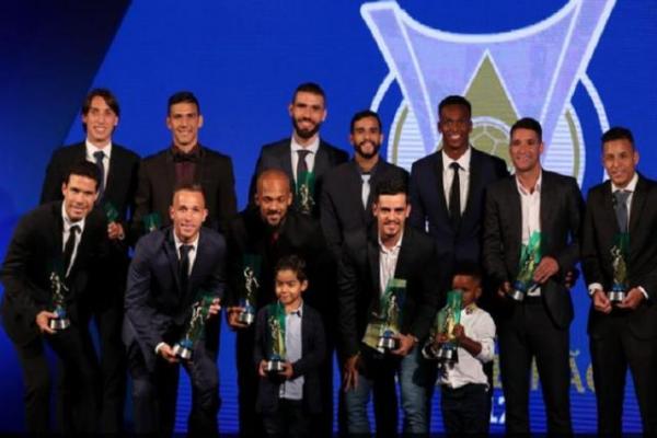 Corinthians domina seleção do Brasileirão 2017.(Imagem:CBF)