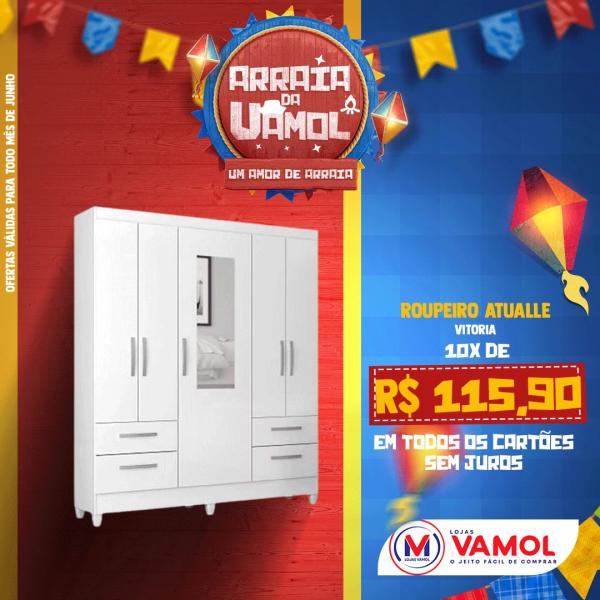 Confira o arrai&aacute; de ofertas da Lojas Vamol(Imagem:Divulga&ccedil;&atilde;o)