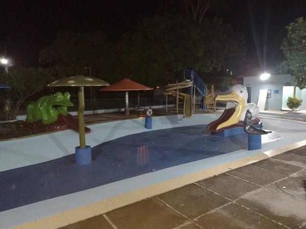 Praça dos Brinquedos da AABB Floriano.(Imagem:FlorianoNews)