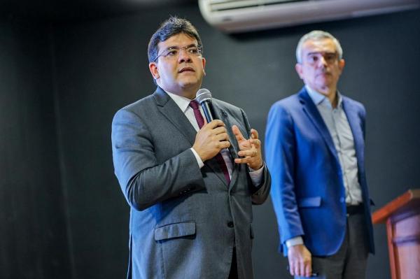 Rafael Fonteles avalia gest&atilde;o e metas; 73% dos compromissos foram cumpridos e meta &eacute; chegar aos 90% em 2025(Imagem:Gabriel Paulino)