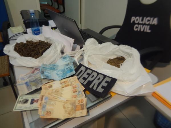 Operação apreende drogas e dinheiro em Floriano