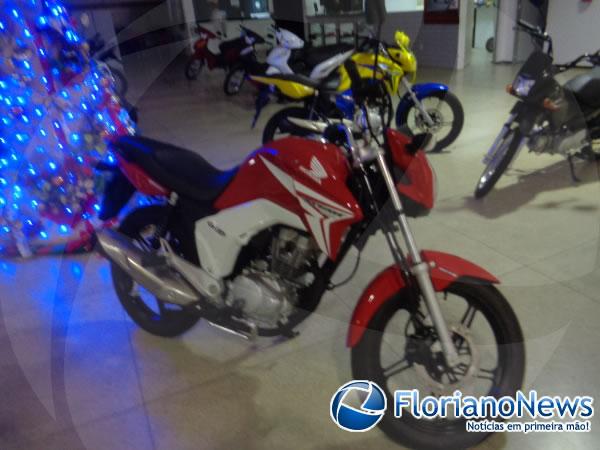 Concession&aacute;ria Honda de Floriano apresenta nova CG 150 Titan com sistema de freios CBS.(Imagem:FlorianoNews)