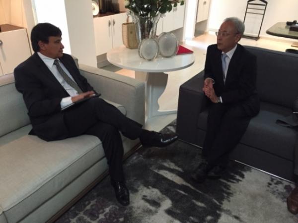 O governador Wellington Dias recebeu o c&ocirc;nsul-geral do Jap&atilde;o em Bel&eacute;m, Masahiko Kobayashi. (Imagem:CCom)