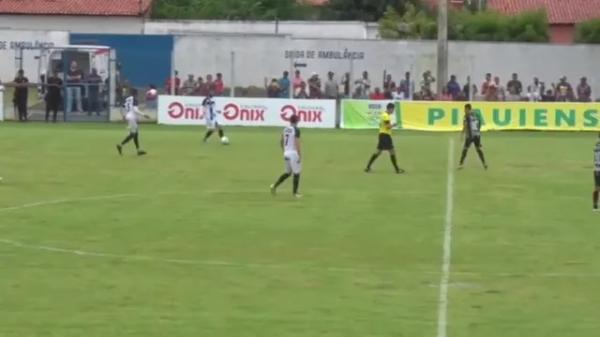 Fluminense-PI x Altos - Semifinal Piauiense 2023.(Imagem:Reprodu&ccedil;&atilde;o / Eleven Sports)