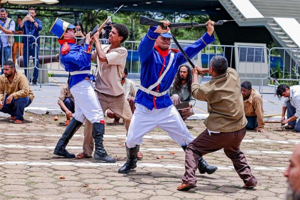 Espet&aacute;culo ?A Batalha do Jenipapo? revive a luta dos piauienses pela independ&ecirc;ncia do Brasil(Imagem:Gabriel Paulino)