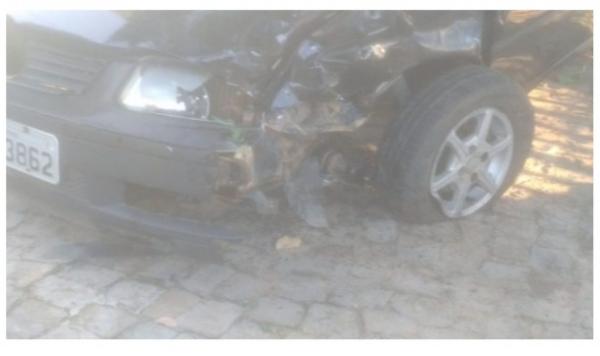 Carro envolvido no acidente(Imagem:Divulga&ccedil;&atilde;o)