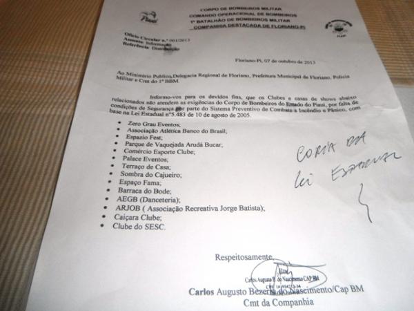 Reunião vai discutir segurança nos Clubes e Casas de Show em Floriano.(Imagem:FlorianoNews)