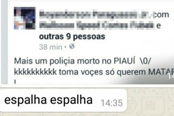 Estudante pede desculpas por post em que comemorava morte de PM