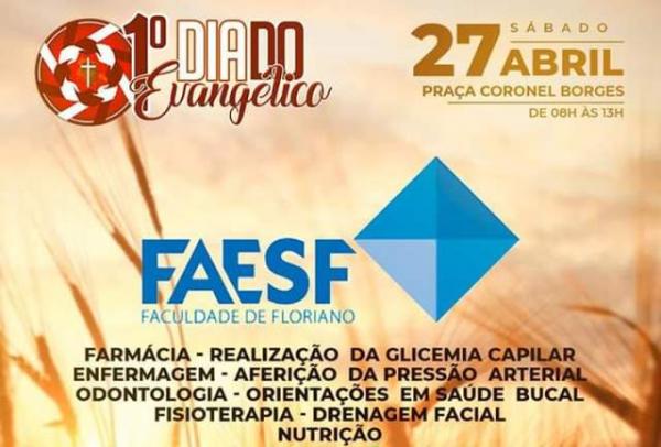 Dia do Evangélico acontece neste sábado em Floriano.(Imagem:Divulgação)
