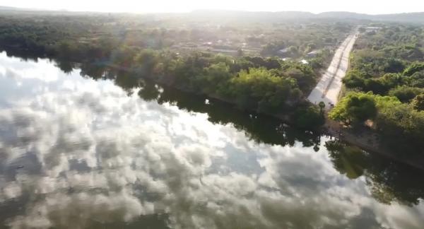  Crian&ccedil;as e adolescentes desapareceram no rio Parna&iacute;ba, em Naz&aacute;ria, no Piau&iacute;.(Imagem:Reprodu&ccedil;&atilde;o/TV Clube )