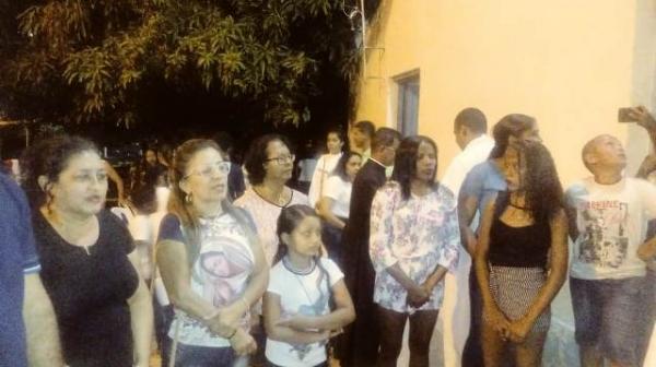 Imagem de Nossa Senhora da Concei&ccedil;&atilde;o retorna ao povoado Manga ap&oacute;s restaura&ccedil;&atilde;o.(Imagem:FlorianoNews)