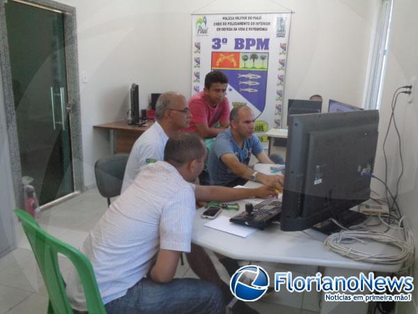 Câmeras do Projeto Cidade Monitorada passam por manutenção.(Imagem:FlorianoNews)