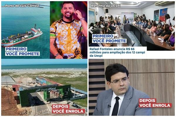 Joel Rodrigues critica Rafael Fonteles e cobra promessas não cumpridas(Imagem:Reprodução/Instagram)