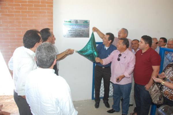 Escola Municipal Jos&eacute; Francisco Dutra ganha Quadra Coberta.(Imagem:Secom)