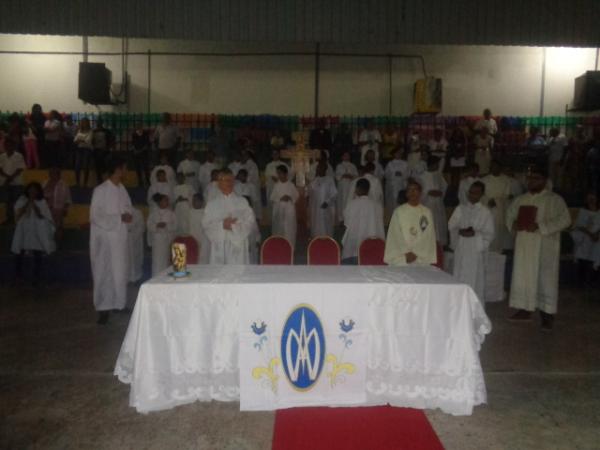 Festejo de Nossa Senhora das Gra&ccedil;as &eacute; encerrado com prociss&atilde;o e santa missa.(Imagem:FlorianoNews)
